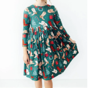 Girls Christmas Celebration Dress